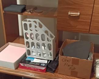 Desk AND OFFICE SUPPLIES