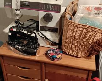 Working sewing machine