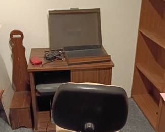 Computer desk and chair