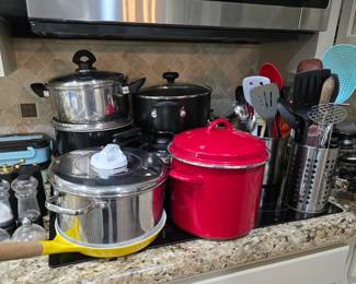 cookware, pots & pans, utensils...everything you need for the kitchen!