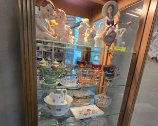 Lladro figurine, piano babies, Precious Moments, cut glass, crystal and more