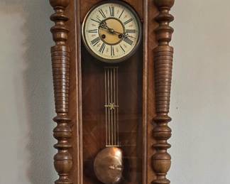Large pendulum wall clock