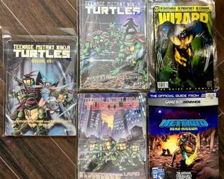 Lots of vintage comic books!