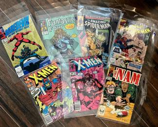 Lots of vintage comic books!