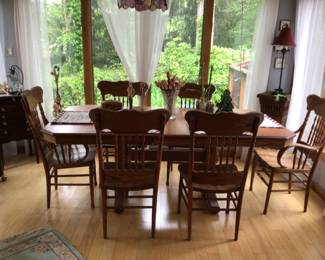 Oak kitchen set