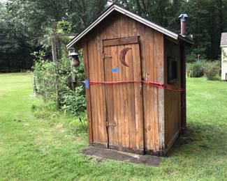 Outhouse, closed to the public