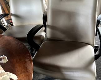 3 HON Leather Office Chairs