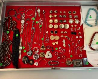Great selection of costume jewelry
