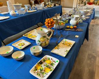 Lots of beautiful decor items and kitchenware still available!