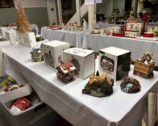 Dept 56 Christmas village houses and accessories
