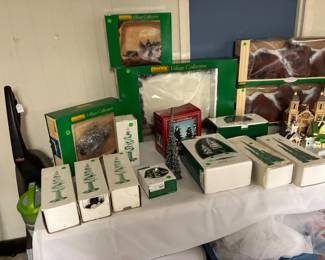 Dept 56 Christmas village houses and accessories