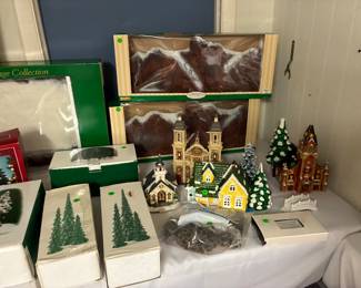 Dept 56 Christmas village houses and accessories