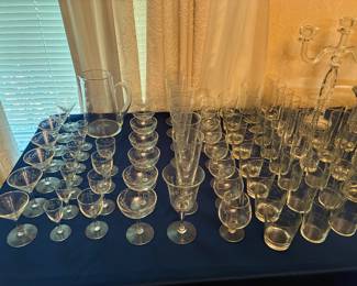 Crystal glassware