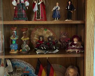 Dolls and souvenirs from all over the world