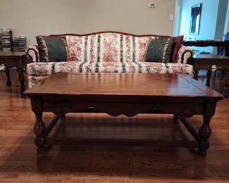 Sofa, end tables and coffee table - all in excellent condition