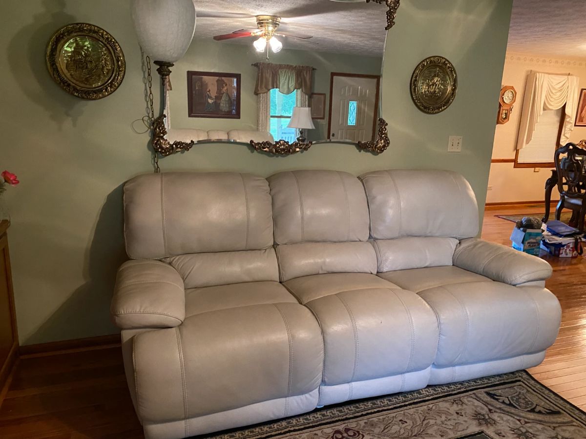 leather couch