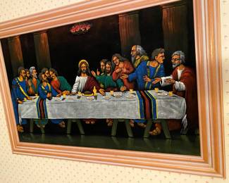 vintage velvet painting