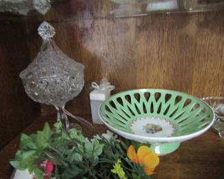 glassware and decorative dish