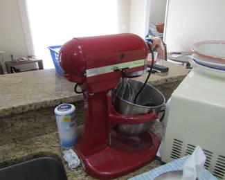 professional red mixer