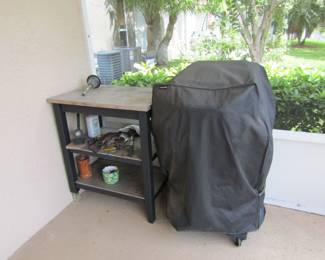 bbq grill and table