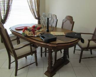dining room table and chairs