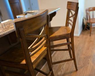 Two bar stools