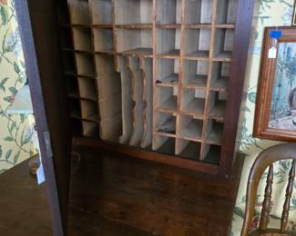 Inside of paymaster's desk