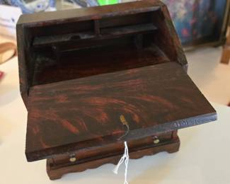 Mini drop front desk