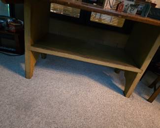 Antique settle table/bench