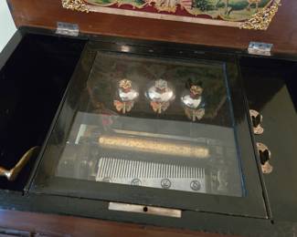 Vintage music box, plays beautifully
