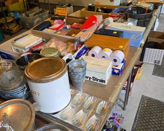 Much kitchen clutter