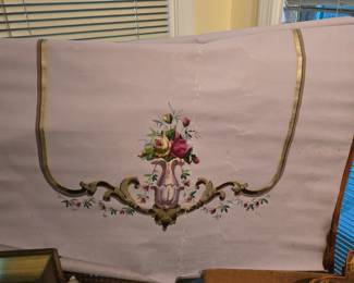 Hand painted window shade