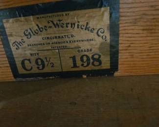 Label for Barrister bookcase