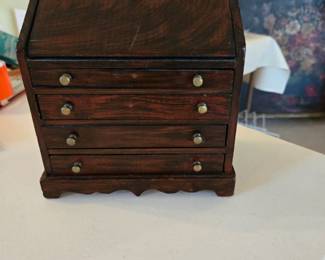 Mini drop front desk