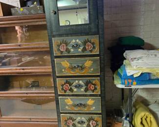 Beautiful painted men's tall chest.