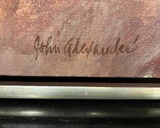 John Alexander, Signature