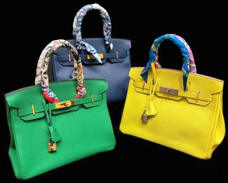 Hermès Birkin Bags (30cm) with Twillies 'round the straps