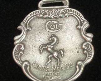 Colt Firearms Watch Fob Sterling