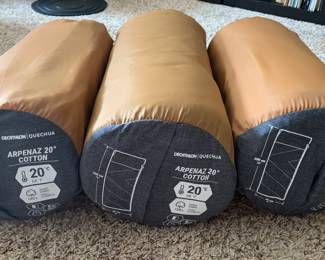 3 new sleeping bags