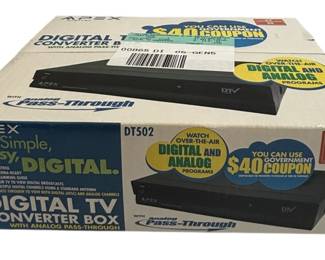 NEW Apex Digital TV Converter Box