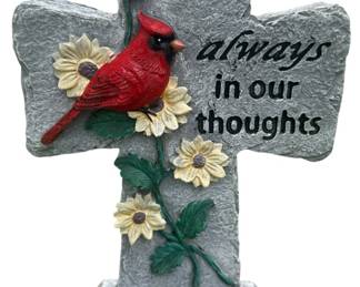 Memorial Cross Garden Decor