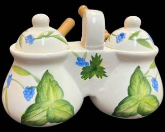 Vintage Condiment Jam Jelly Server