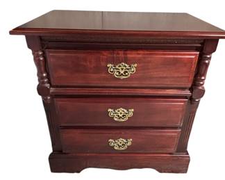 JTB Furniture Wood Bedside Table