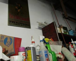 garage cleaners and oils
