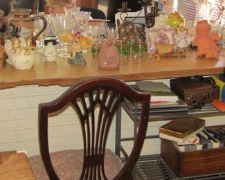 glassware & knic knacs