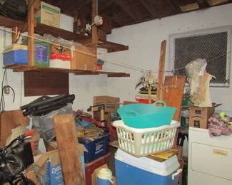 view in garage