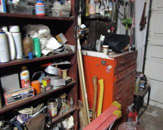 tool box with hand tools