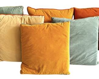 8 Colorful Reversible Throw Pillows