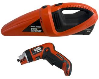 Black Decker 18V Vacuum and Smart Driver