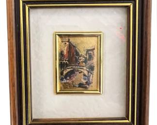 Gold Foil Picture Venice